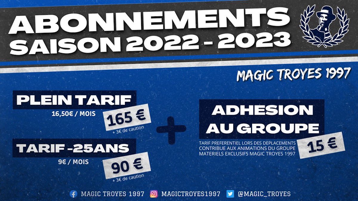Adhérez aux Magic Troyes 1997 ! 